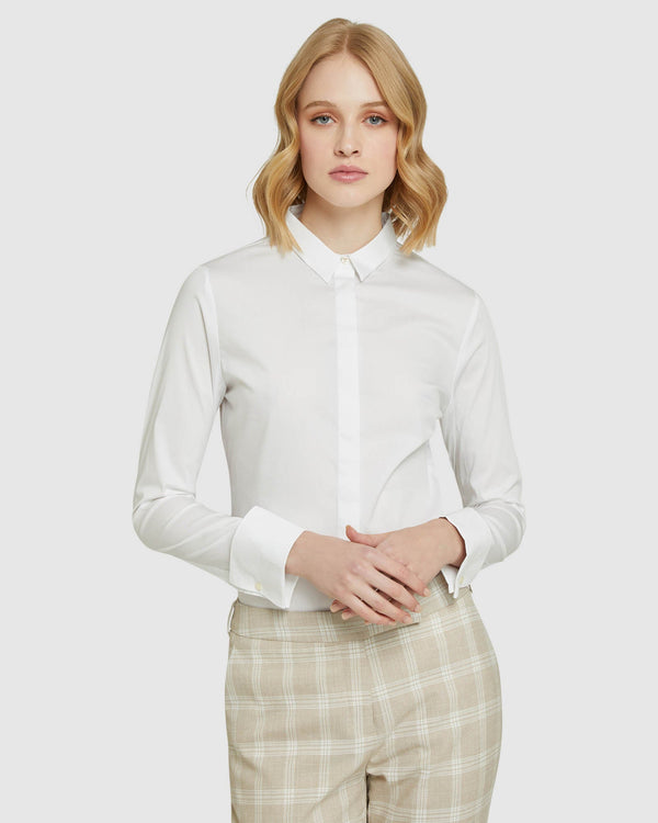 Angel French Cuff Stretch Shirt