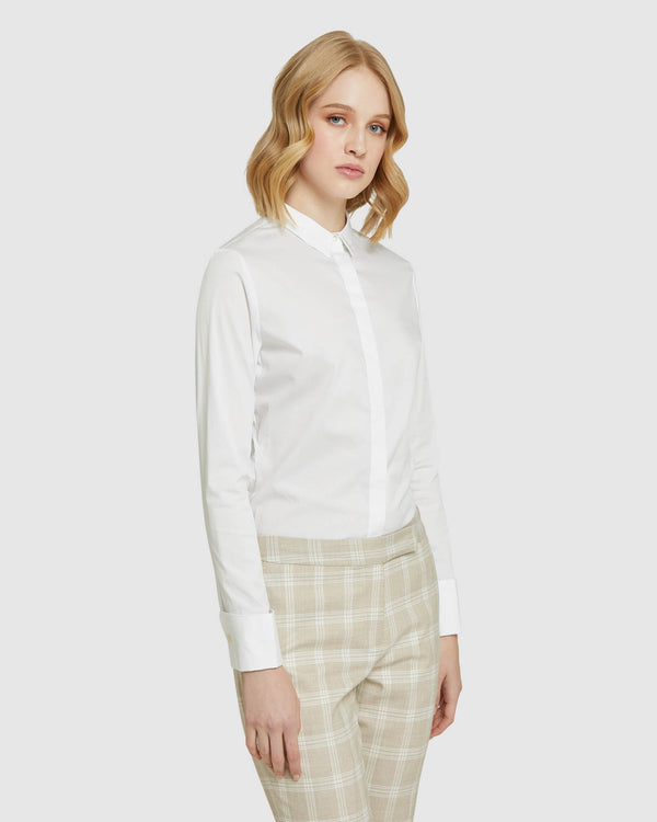 Angel French Cuff Stretch Shirt