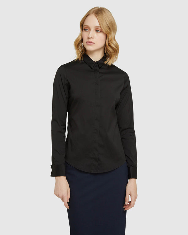 Angel French Cuff Stretch Shirt