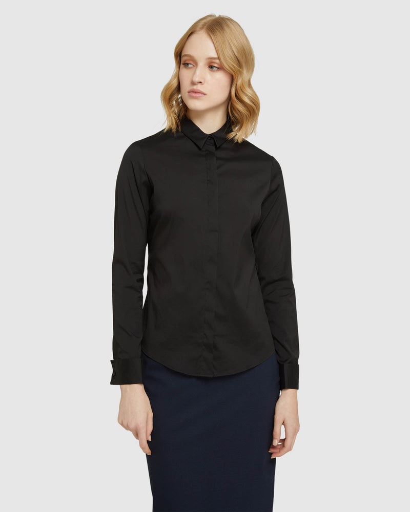 Angel French Cuff Stretch Shirt
