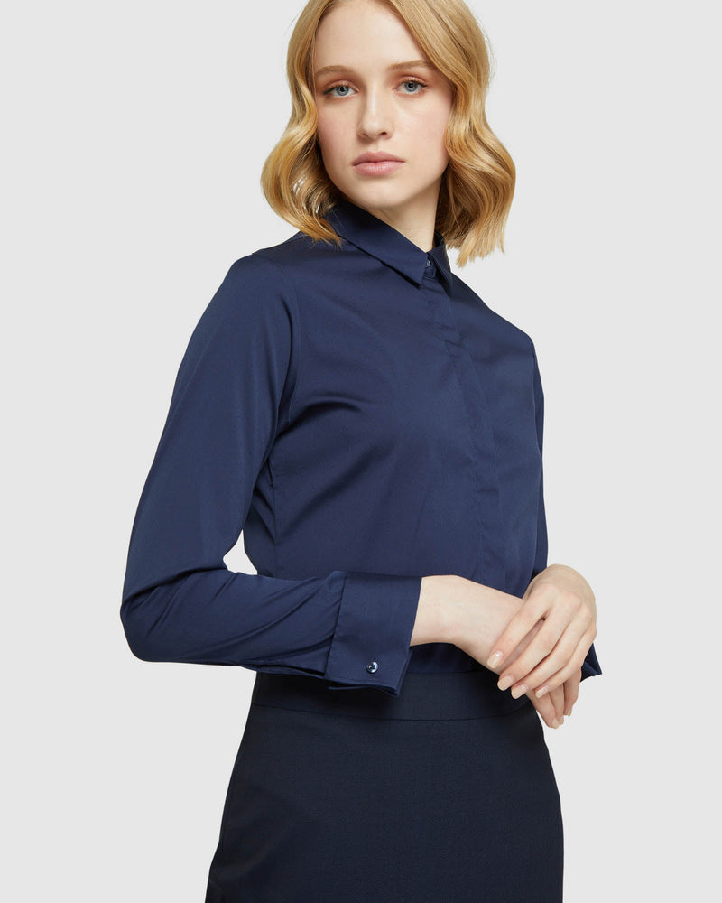 Angel French Cuff Stretch Shirt