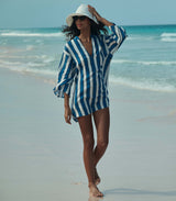 GISELE DRESS -- ATRANI STRIPE