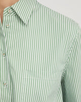 Carrie Crop Striped Shirt