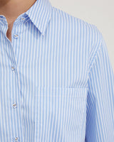 Carrie Crop Striped Shirt