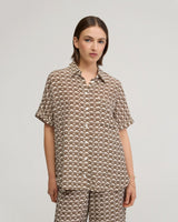 Jasmine Short Sleeve Printed Shirt