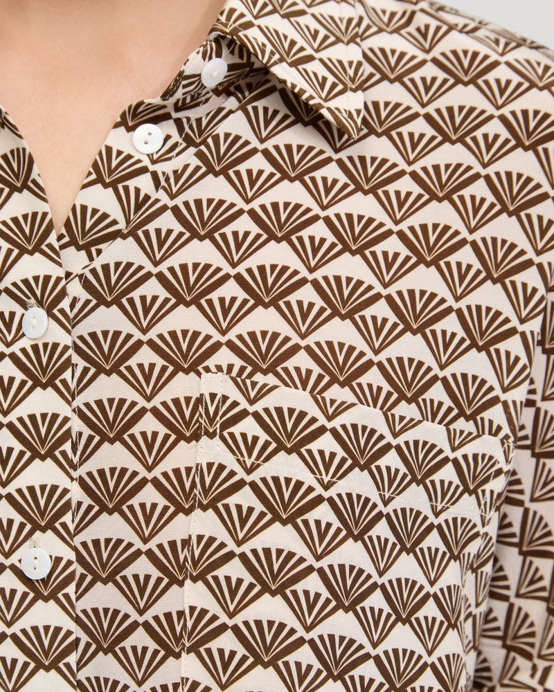 Jasmine Short Sleeve Printed Shirt