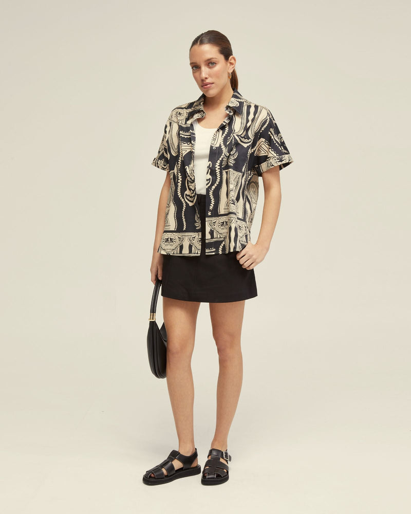 Jasmine Printed Short Sleeve Shirt