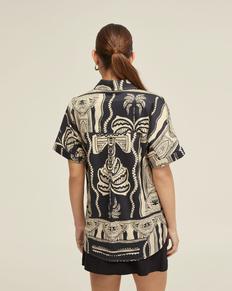 Jasmine Printed Short Sleeve Shirt