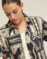 Jasmine Printed Short Sleeve Shirt