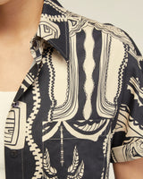 Jasmine Printed Short Sleeve Shirt