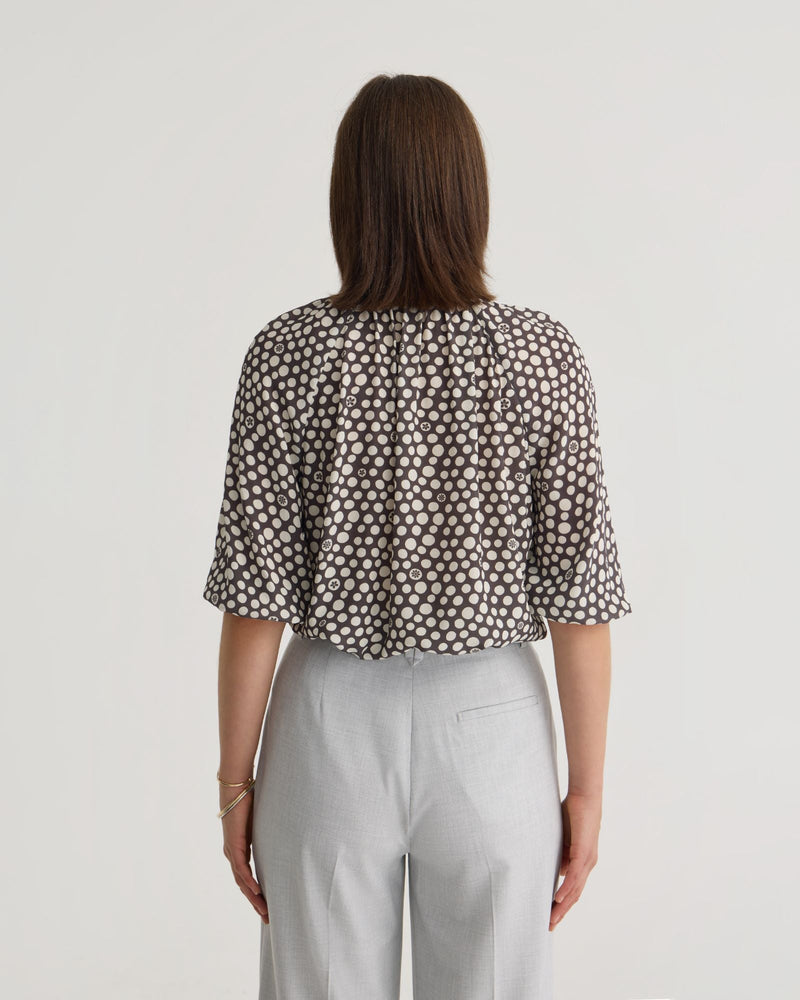 Simone Tie Neck Shirt
