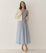 VICTORIA DRESS -- ICY BLUE