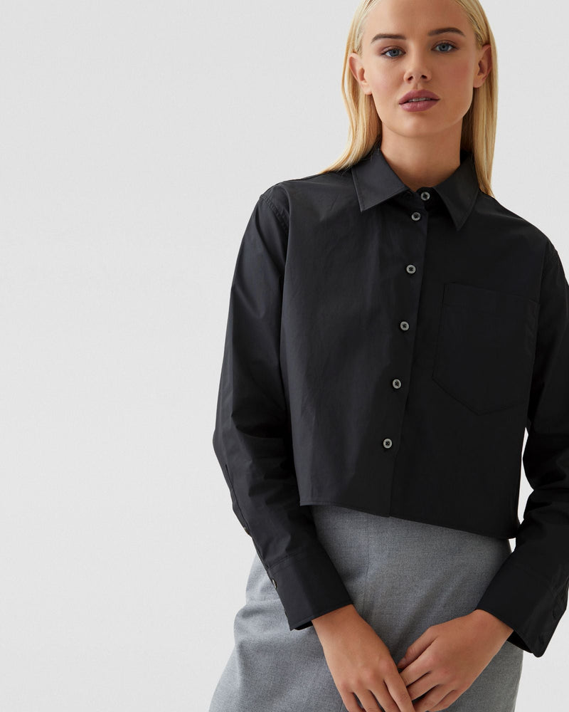 Carrie Cotton Crop Shirt