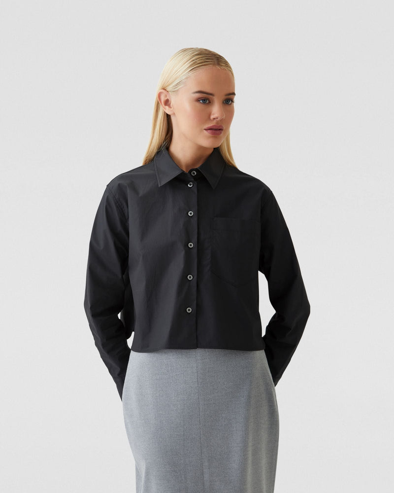 Carrie Cotton Crop Shirt