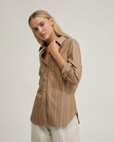 Ariel Striped Cotton Shirt