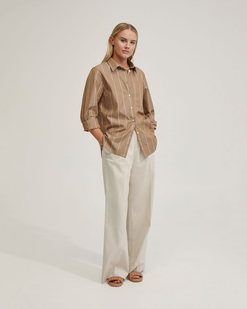 Ariel Striped Cotton Shirt