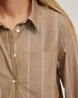 Ariel Striped Cotton Shirt
