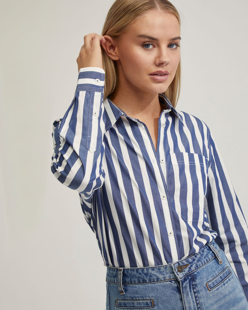 Ariel Striped Cotton Shirt