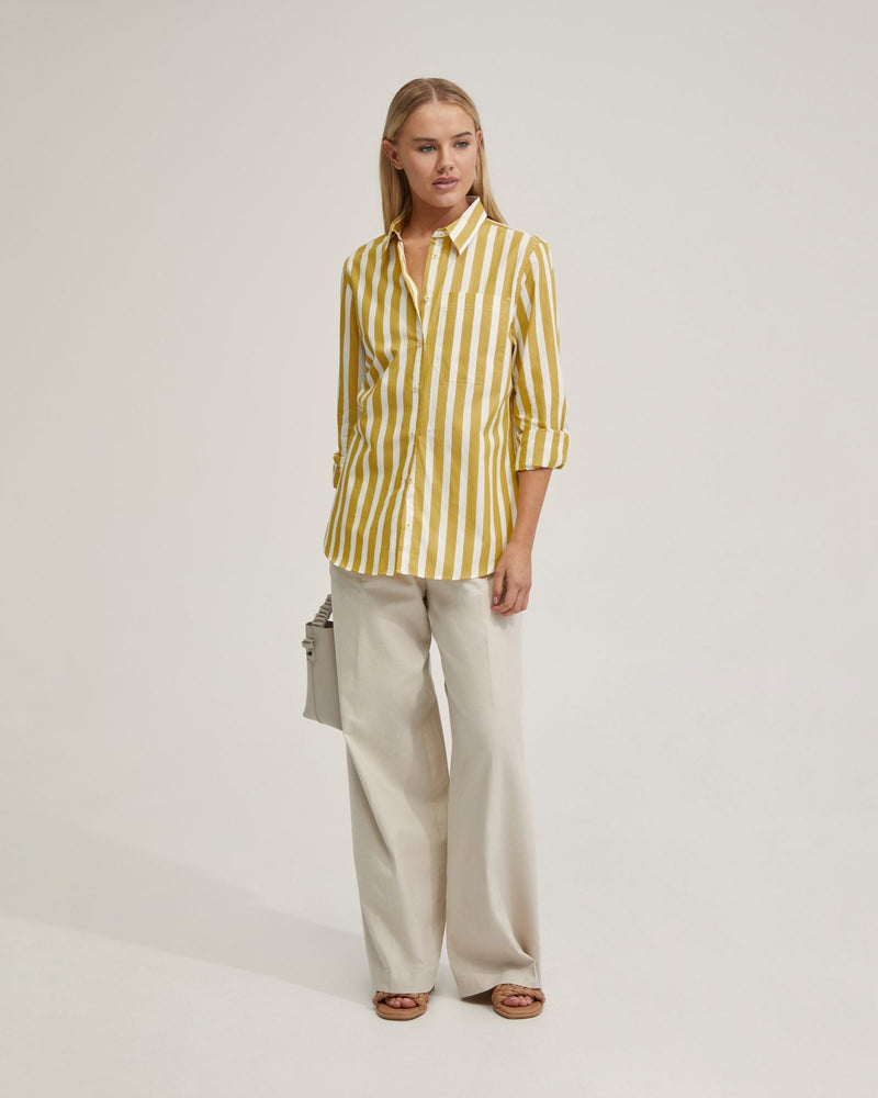 Ariel Striped Cotton Shirt
