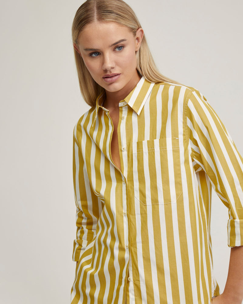 Ariel Striped Cotton Shirt