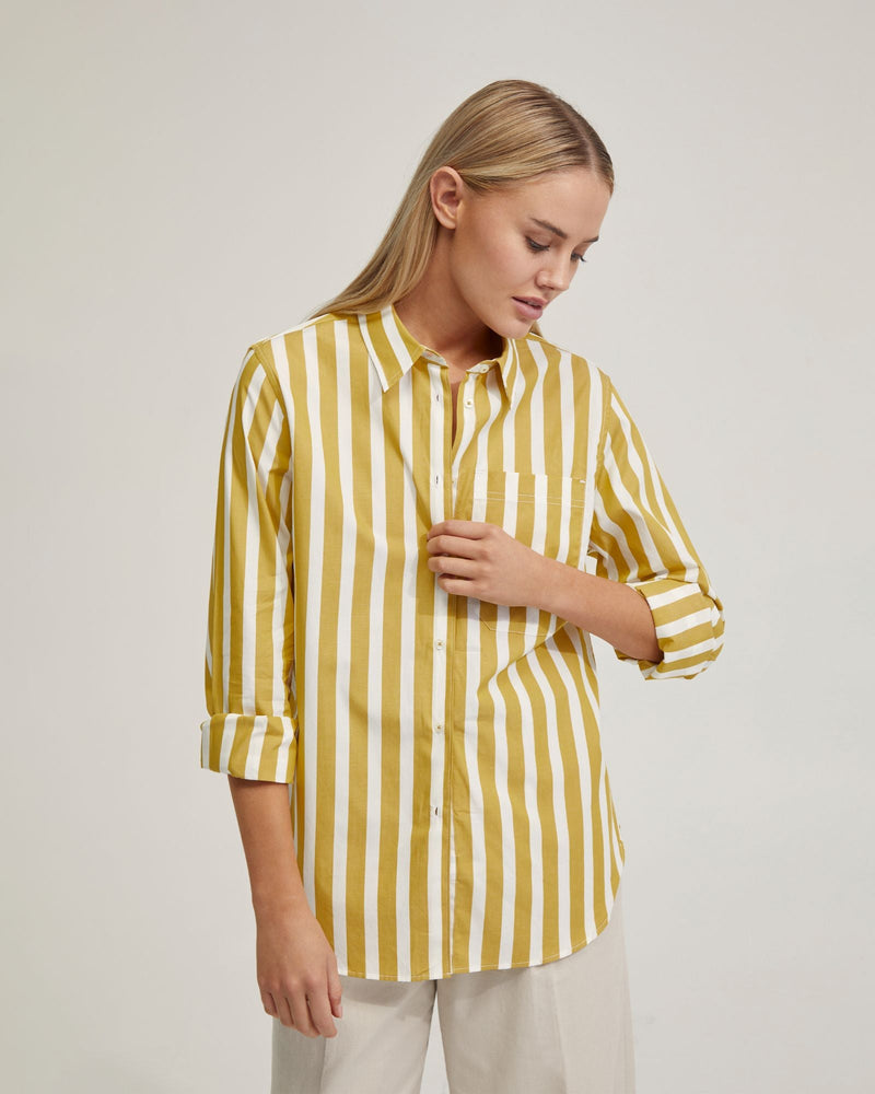 Ariel Striped Cotton Shirt