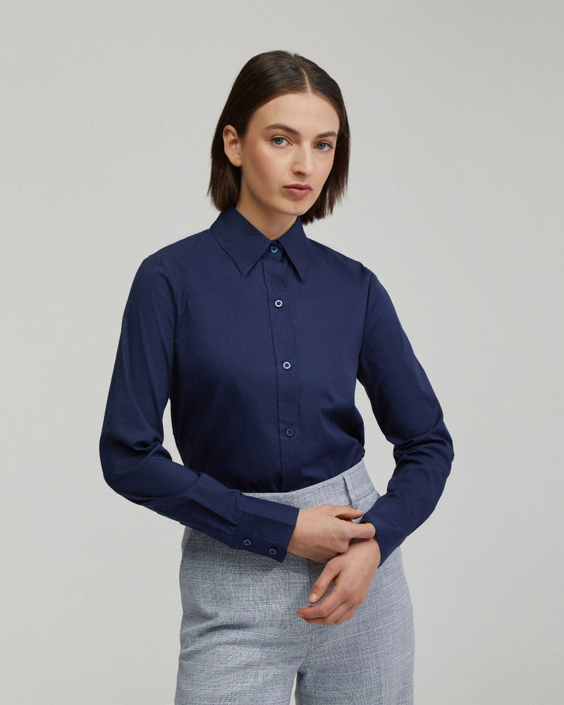Adrienne Cotton Stretch Shirt