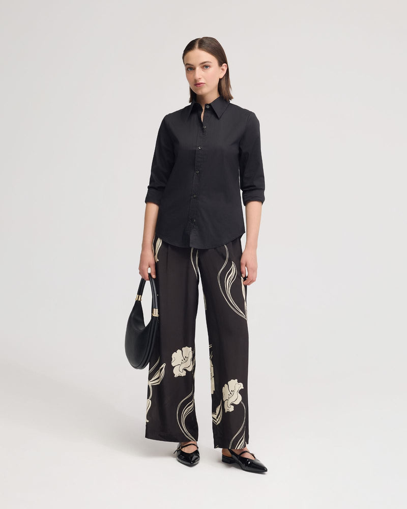 Adrienne Cotton Stretch Shirt