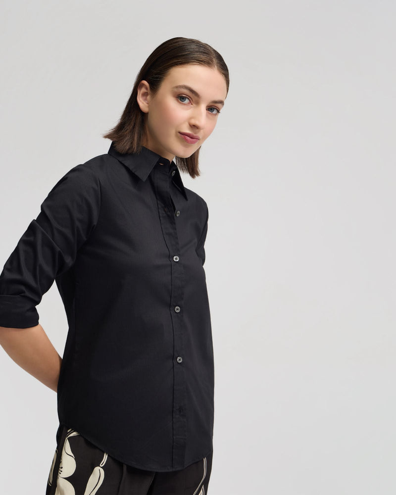 Adrienne Cotton Stretch Shirt