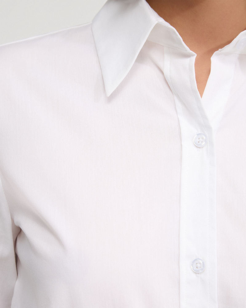 Adrienne Cotton Stretch Shirt